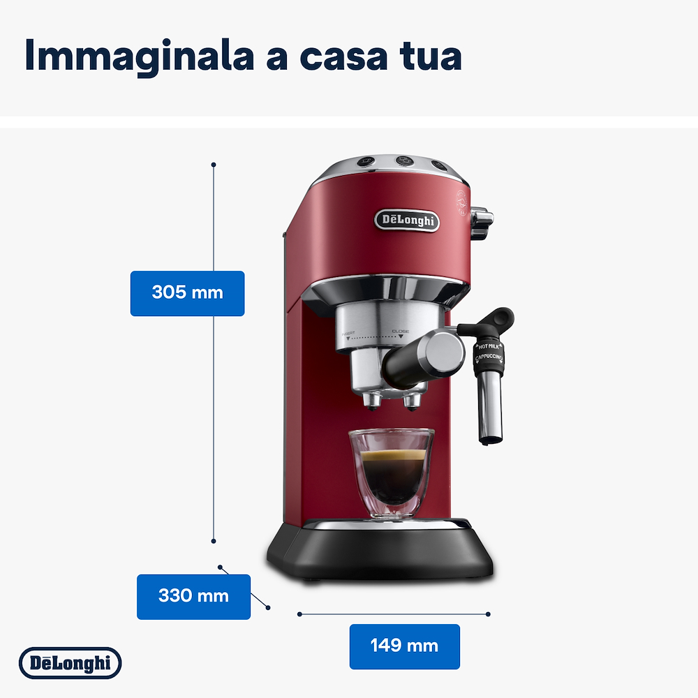 DE LONGHI EC685R - Espressomaschine  DEDICA EC685