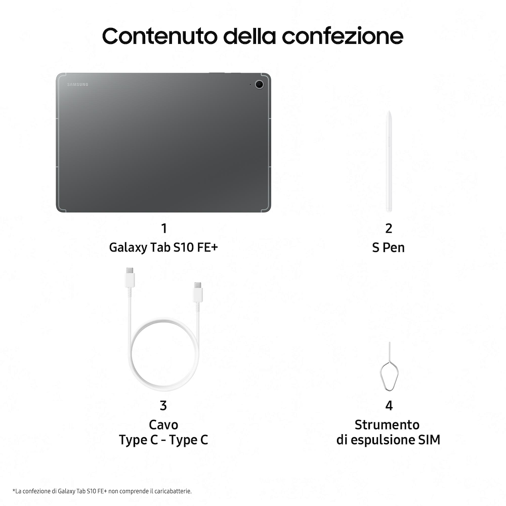 SAMSUNG SMX620NZAREUE - Samsung S10 FE 128GB WIFI Tablet