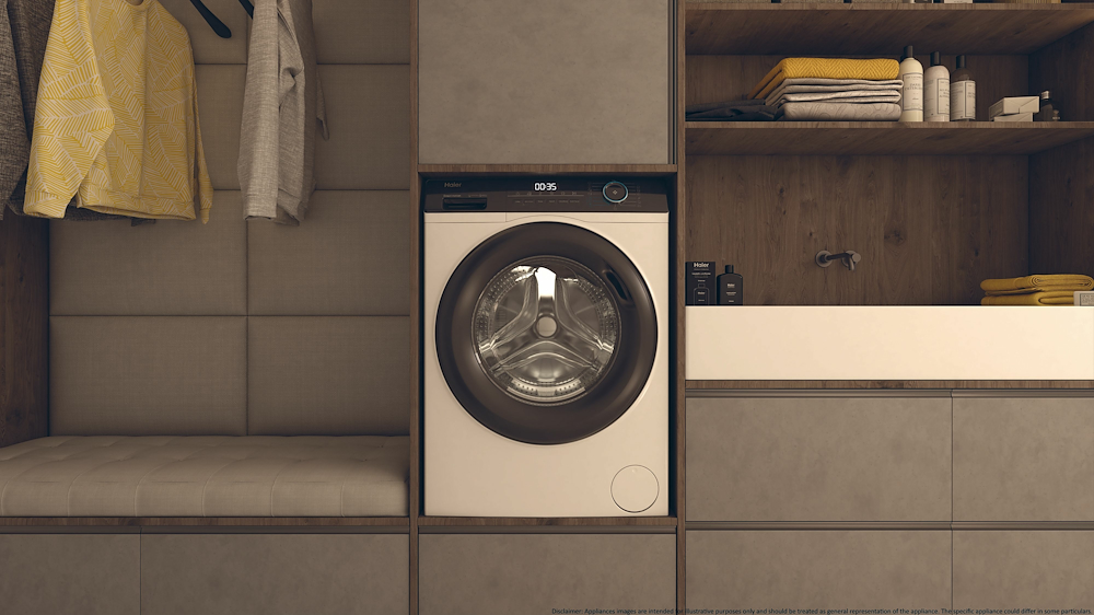 HAIER HW70B12929S - I-Pro Series 3 Waschmaschine 7 kg weiß