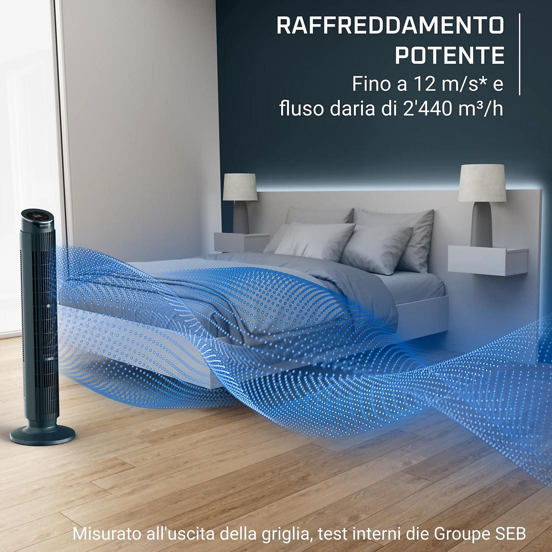 Rowenta VU7050 - Eole Silence Force Turmventilator