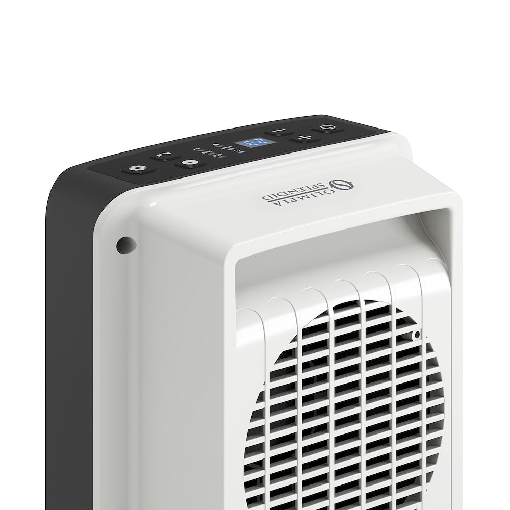 SPLENDID CALDOTRENDY - Heizlüfter 1800W schwarz/weiß