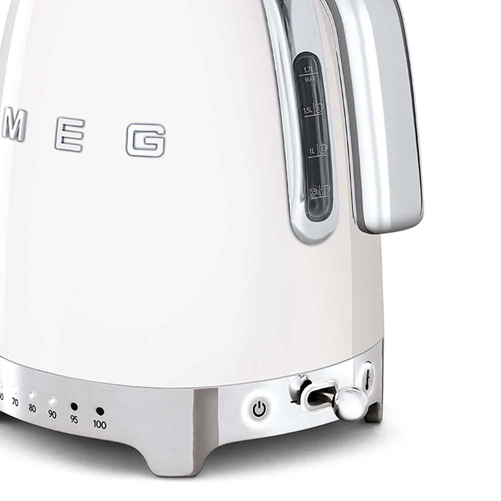 SMEG KLF04WHEU - Smeg 50's Style Wasserkocher weiß