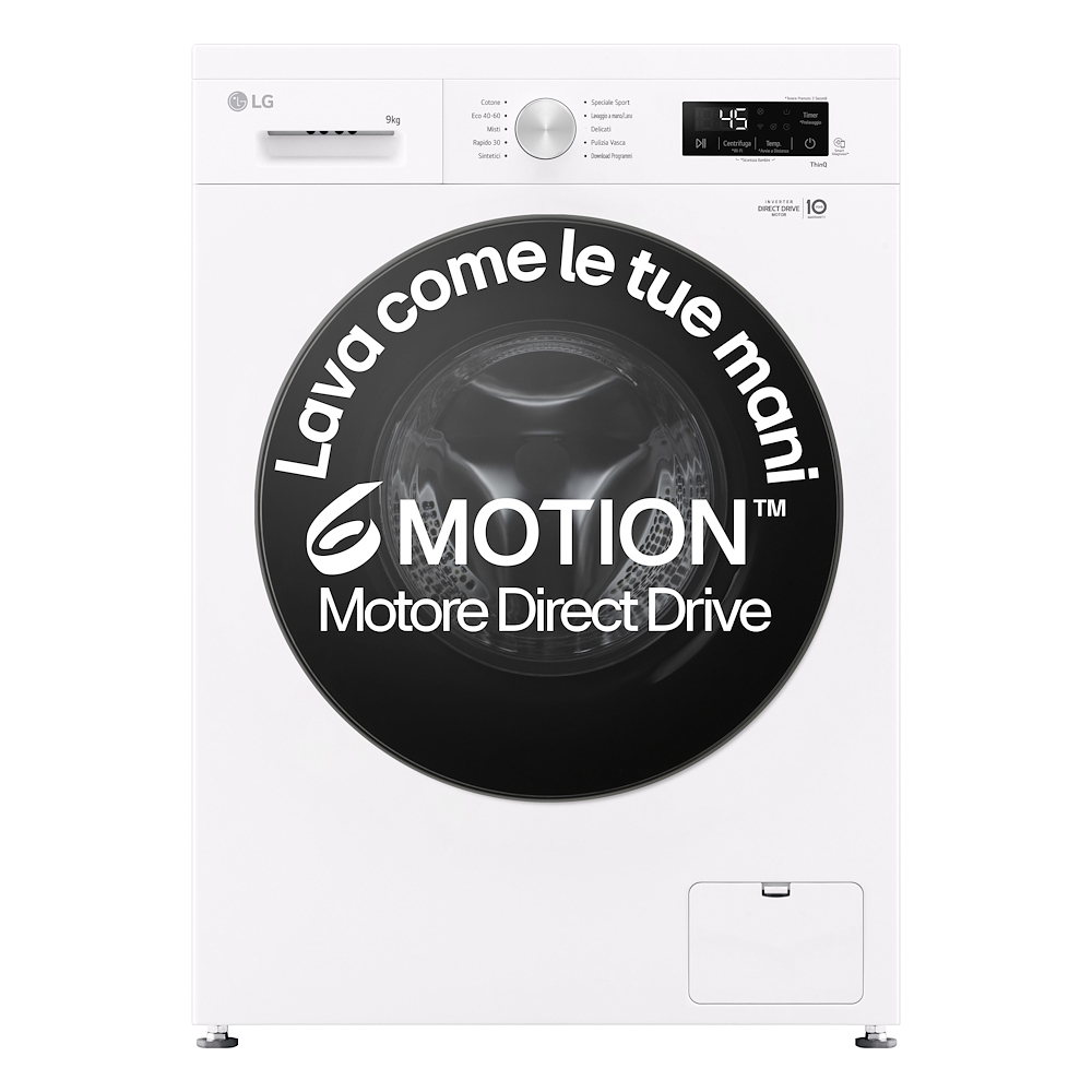 LG F4NX1009NWB - 9kg Smart-Waschmaschine mit Wi-Fi