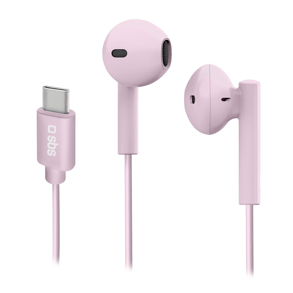 SBS TEEARTYCMIX65P - In-Ear Kopfhörer Rosa USB-C