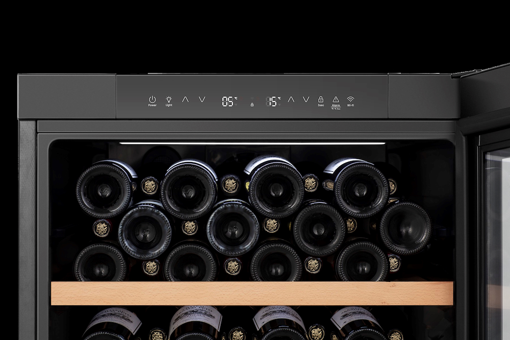 HISENSE RW3N230GELF - Hisense Weinkühler 108 Flaschen Schwarz