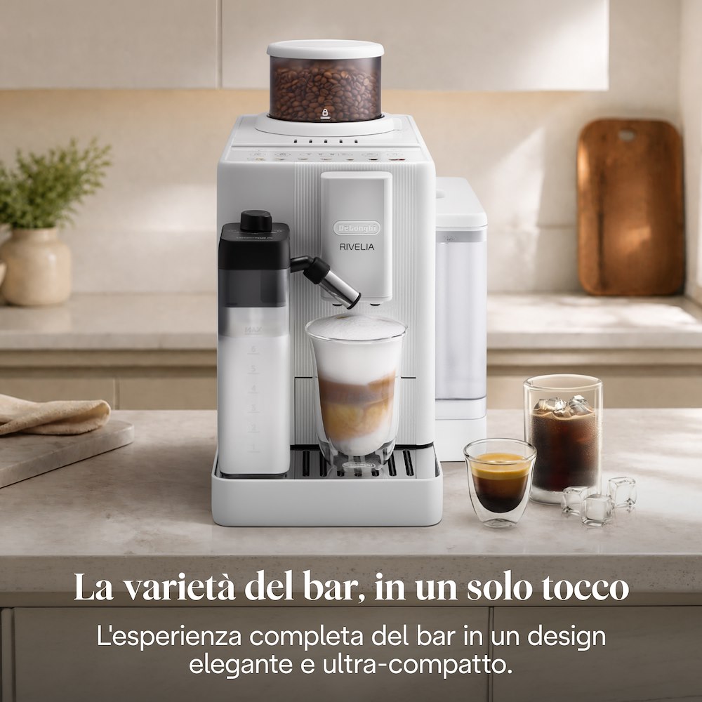 DE LONGHI 0132250225 - Automatische Kaffeemaschine Rivelia