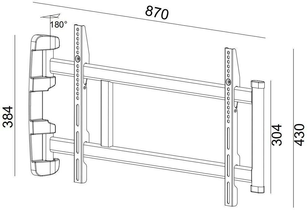 MYWALL HP27A - Mywall HP 27A Wandhalter