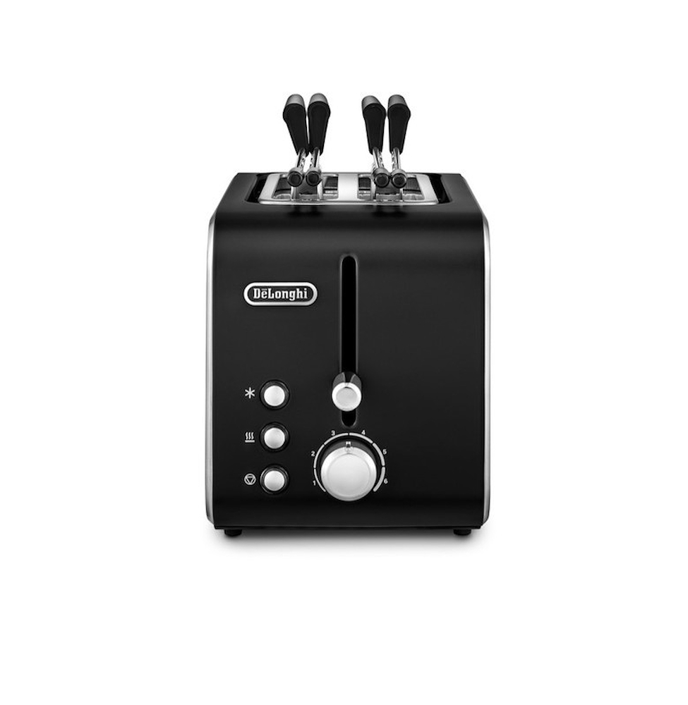 DE LONGHI CTX2203BK - De'Longhi CTX 2203.BK 2-Scheiben-Toaster