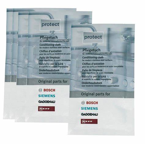 BOSCH 00312007 - Bosch Pflegetücher für Edelstahloberflächen