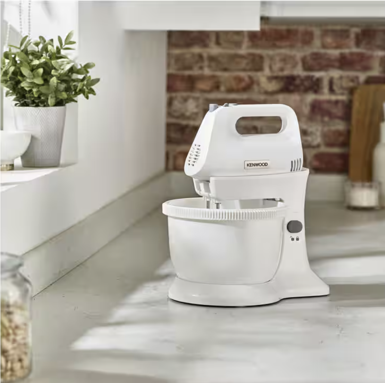KENWOOD HMP32.A0WH - Chefette Lite Handmixer mit Schüssel