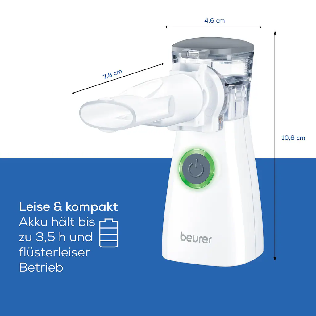 BEURER IH57 - Beurer IH57 kompakter Aerosolvernebler in Weiß