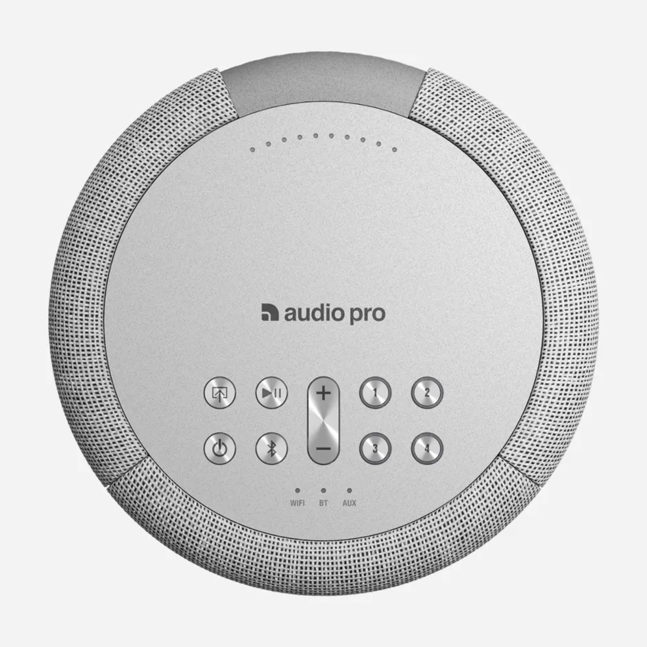 AUDIO PRO 155297 - Audio Pro A10 WLAN-Lautsprecher Hellgrau