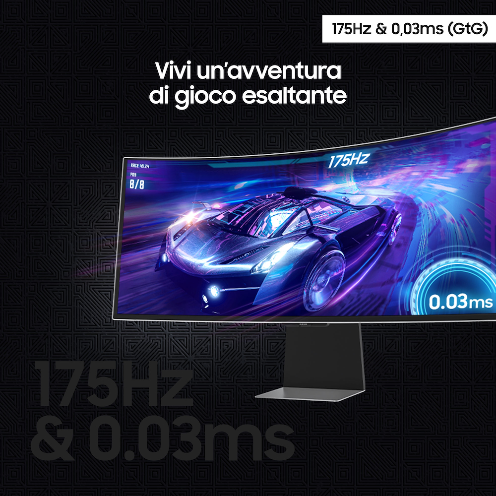 SAMSUNG LS34DG850SUXEN - 34" WQHD Curved Gaming Monitor OLED
