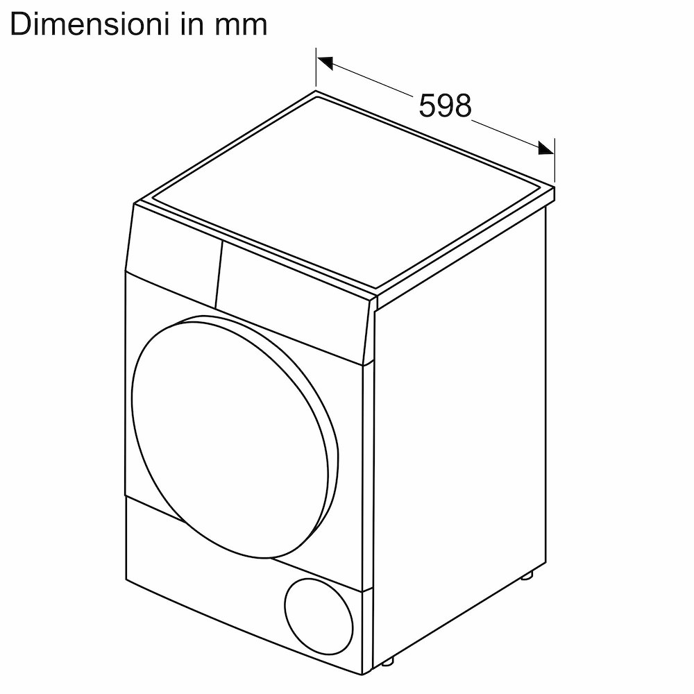 BOSCH WQN246D0IT - 9 kg Wärmepumpentrockner