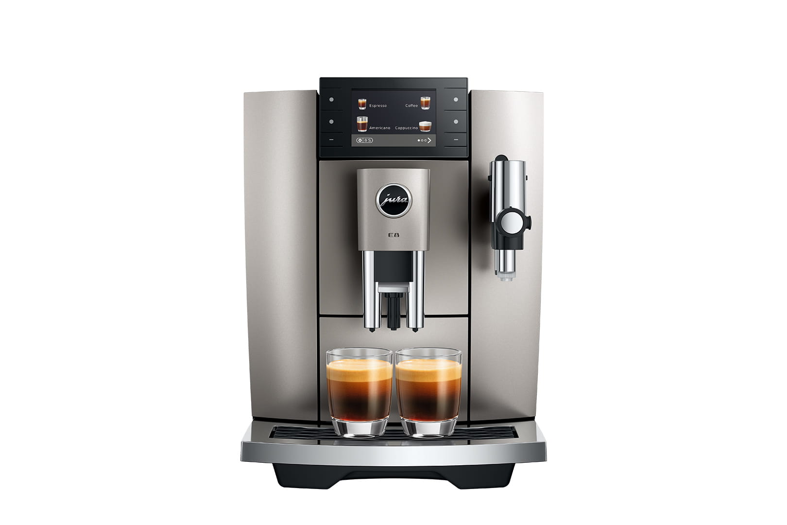 JURA E8MIDNIGHTSILVER - Kaffeevollautomat Midnight Silver