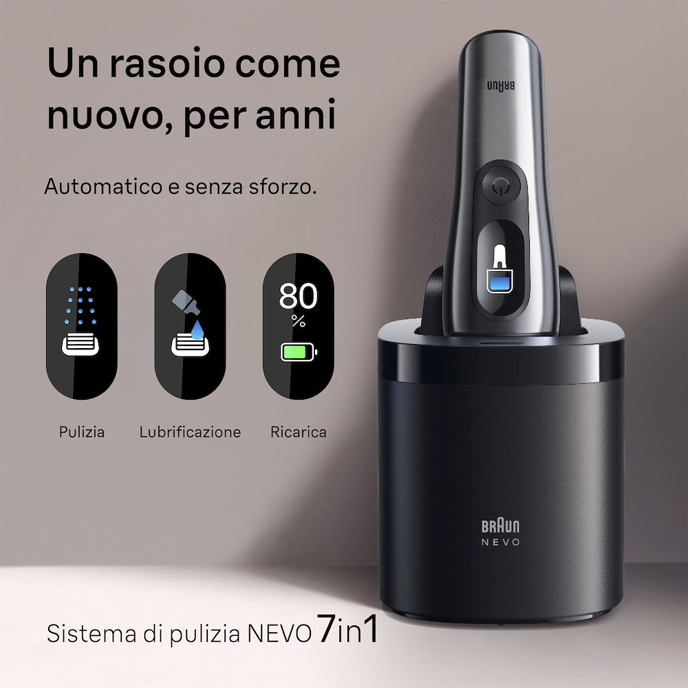BRAUN NEVO11000C - Elektrischer Rasierer Silber