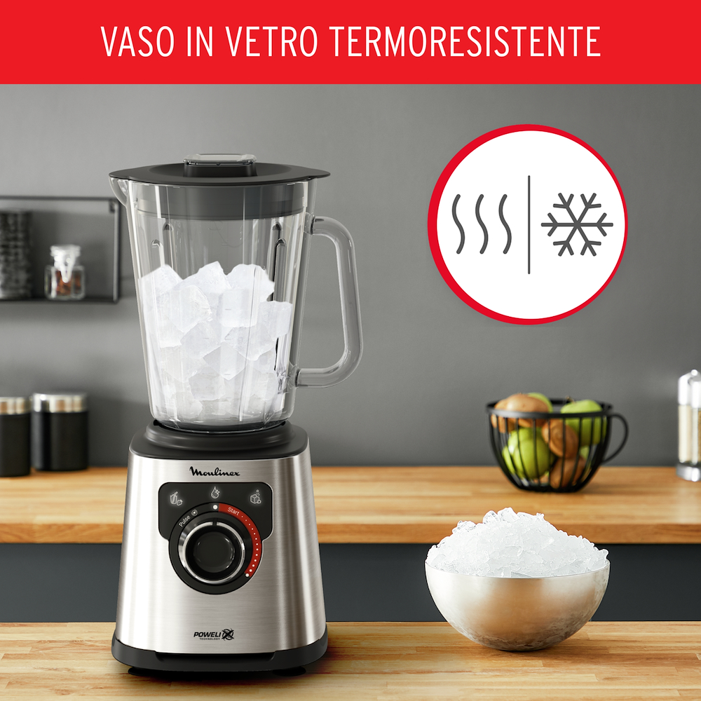 MOULINEX LM871D - 1200W PerfectMix Standmixer