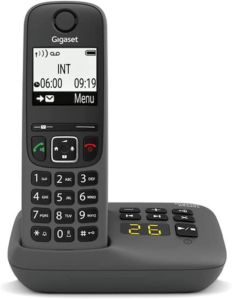 GIGASET AS490A - Schnurloses Telefon mit Anrufbeantworter