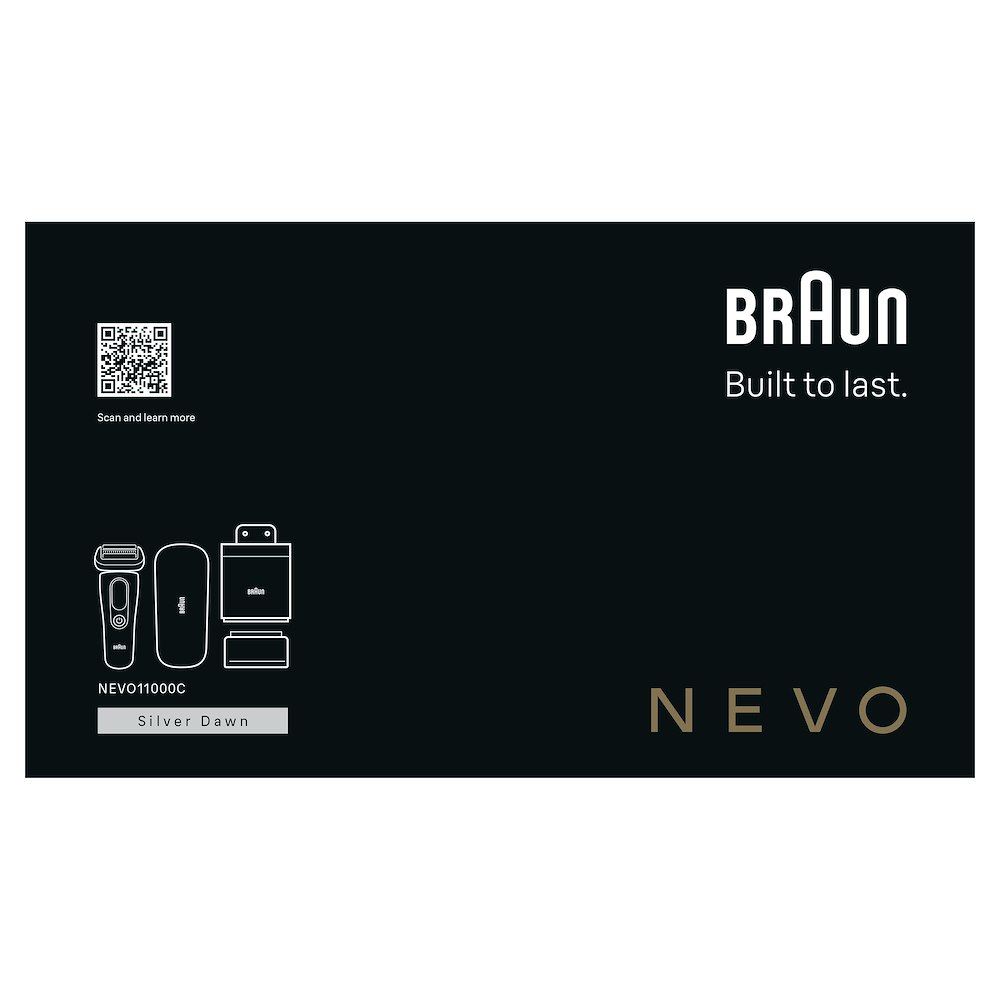 BRAUN NEVO11000C - Elektrischer Rasierer Silber