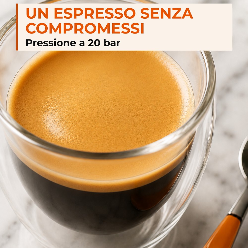 KRUPS XP350D 0769859 M.CAFFE' ESPRESSO 0.6LT 20BAR MINIMAESTRO NER/INOX