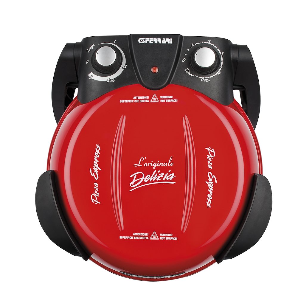 G3 FERRARI G1000602 - Elektrischer Pizzaofen 1200W Rot
