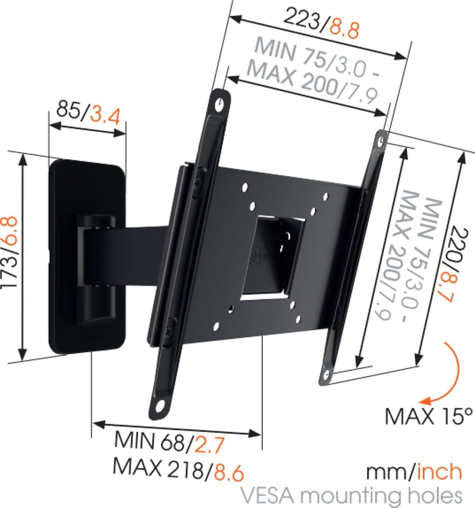 VOGEL'S MA2030 - Vogel's MA2030 Schwenkbarer TV-Halter