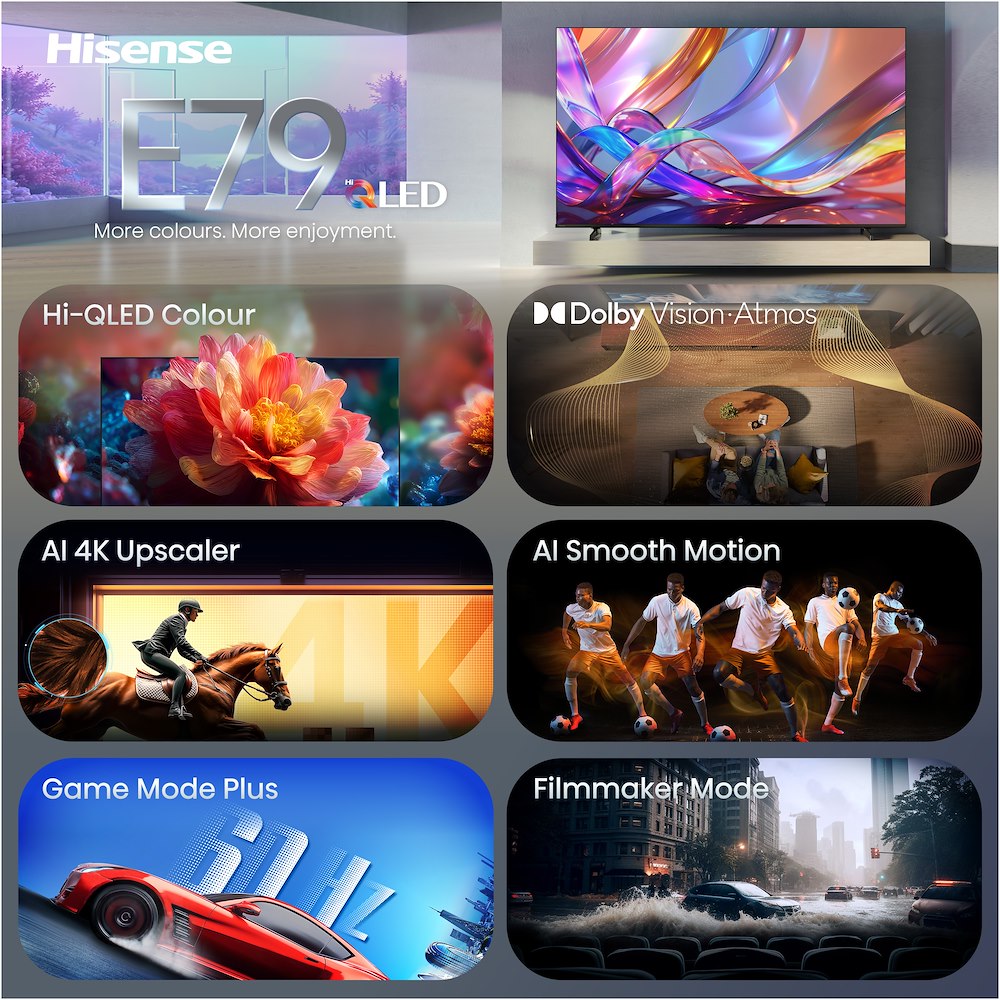 HISENSE 75E79S - 75" QLED 4K Fernseher