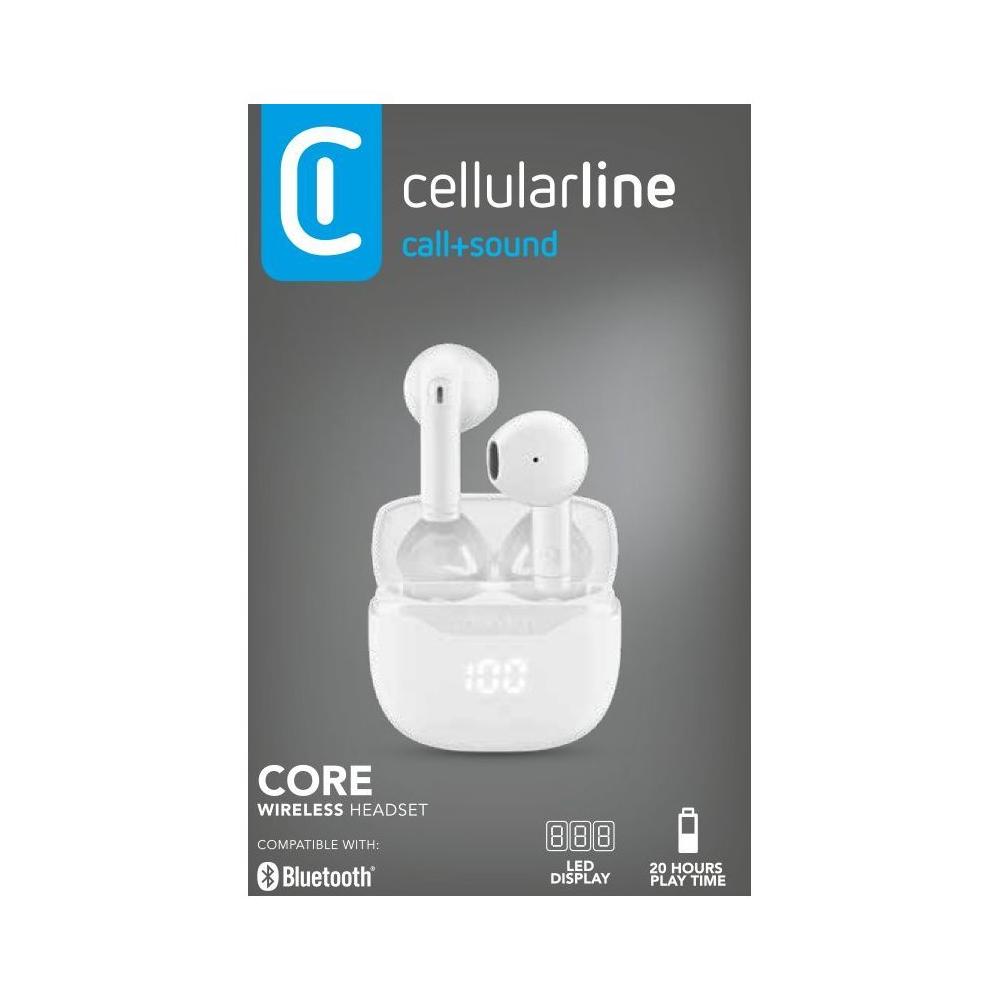 CELLULAR LINE BTCORETWSW - Bluetooth In-Ear Kopfhörer Weiss