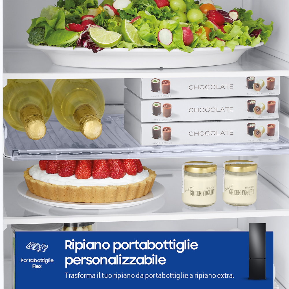 SAMSUNG RB38C7B6AB1 - Kombikühlschrank Klasse A Bespoke