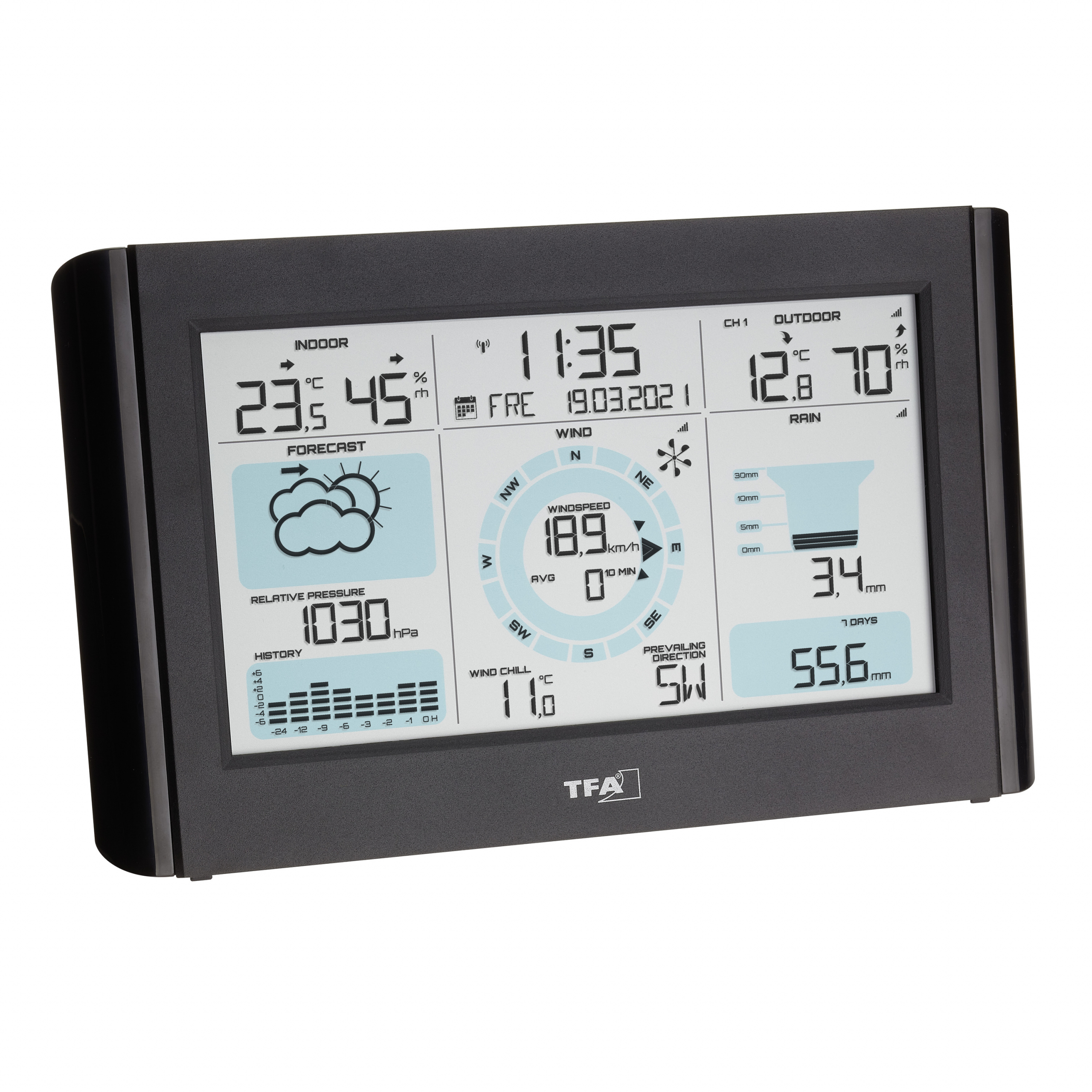TFA 35.1161.01 - WEATHER PRO 35.1161.01 Wetterstation
