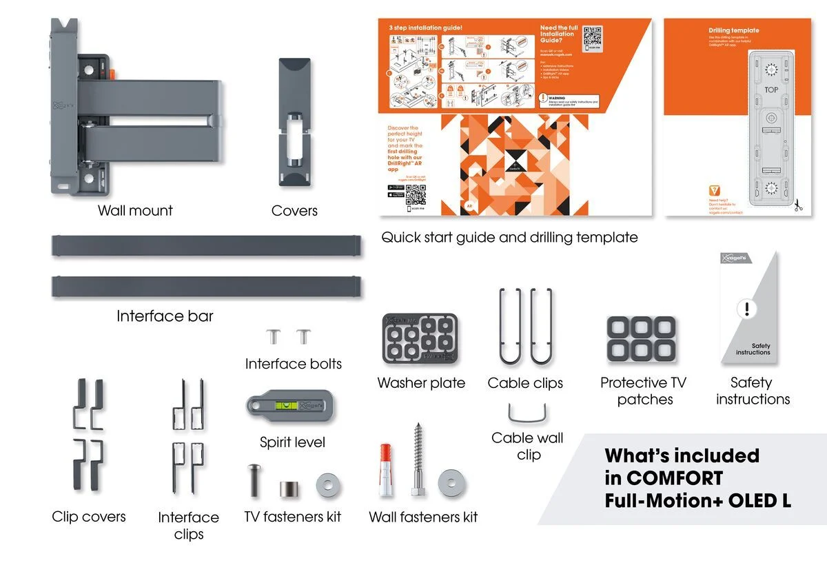 VOGEL'S TVM3663 - Vogel's TVM 3663 Full-Motion TV-Wandhalterung