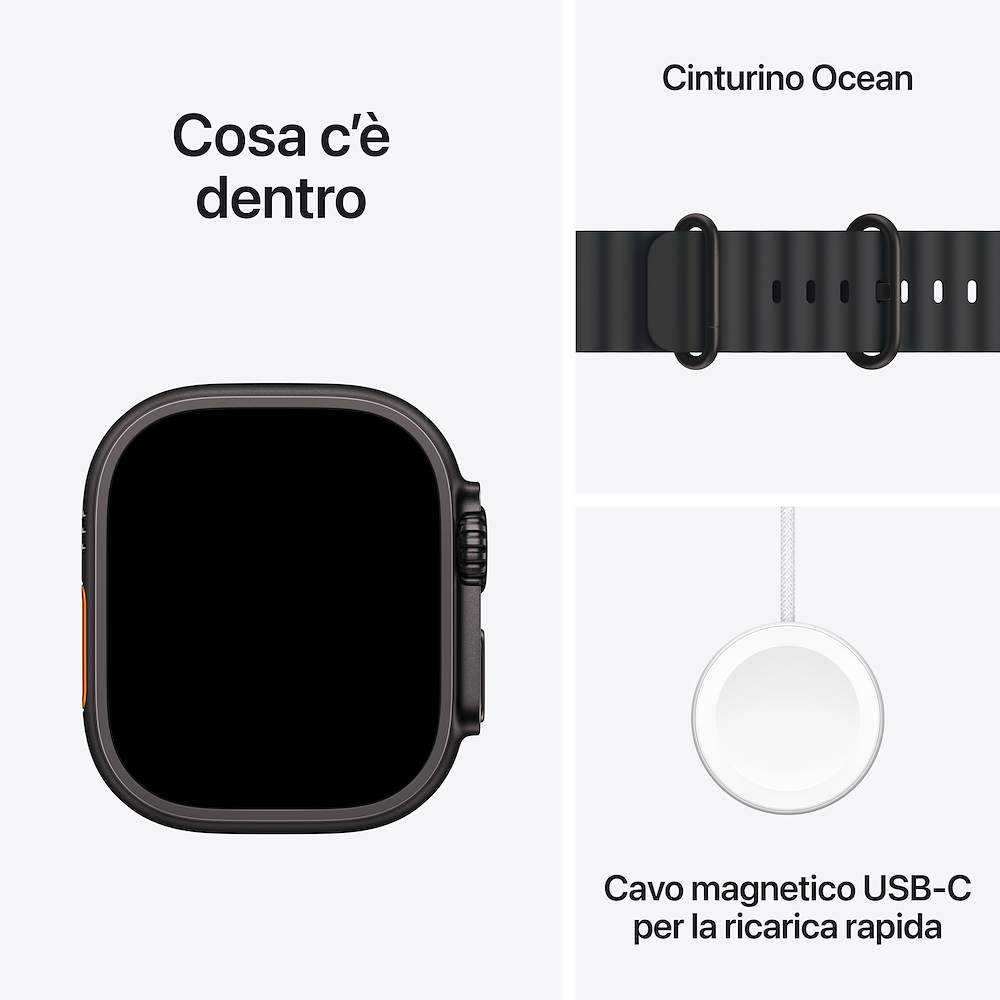 APPLE MF0J4QLA - Apple Watch Ultra 3 Schwarz 49mm