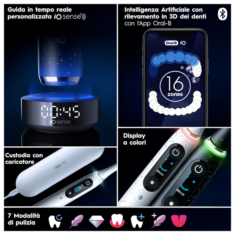 ORAL-B IO10WHITE - Oral-B iO Series 10 Elektrische Zahnbürste Weiß