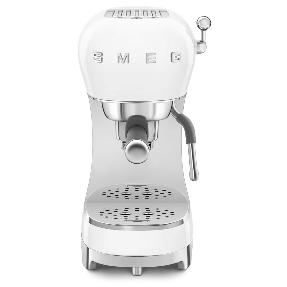 SMEG ECF02WHEU - Espressomaschine 50's Stil - Weiß