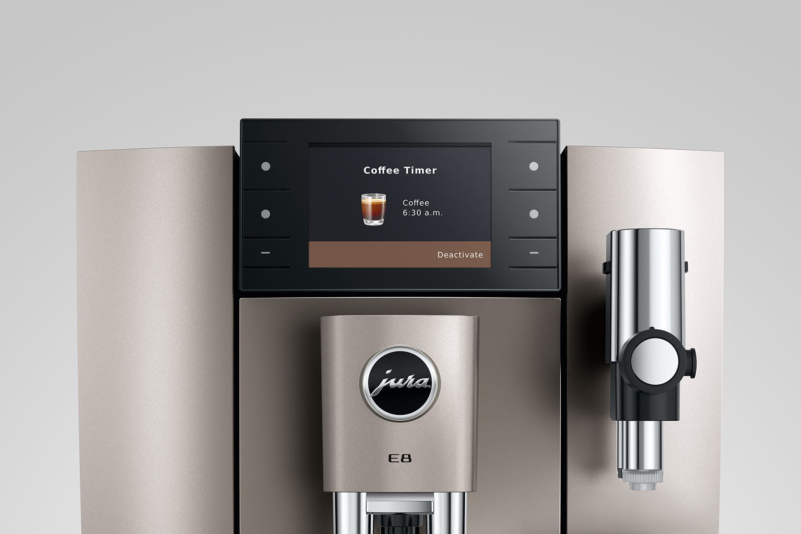 JURA E8MIDNIGHTSILVER - Kaffeevollautomat Midnight Silver