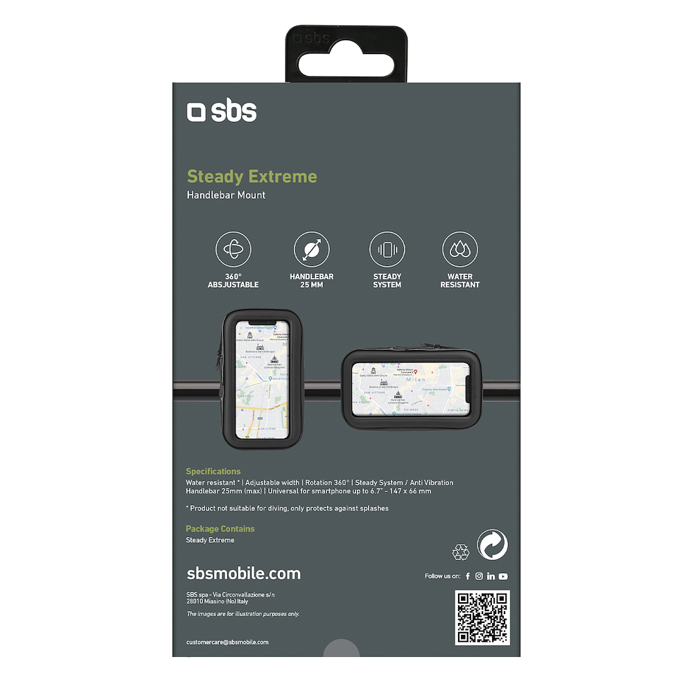 SBS TEERIDEHOLDIMP - Wasserdichter Handyhalter für E-Scooter