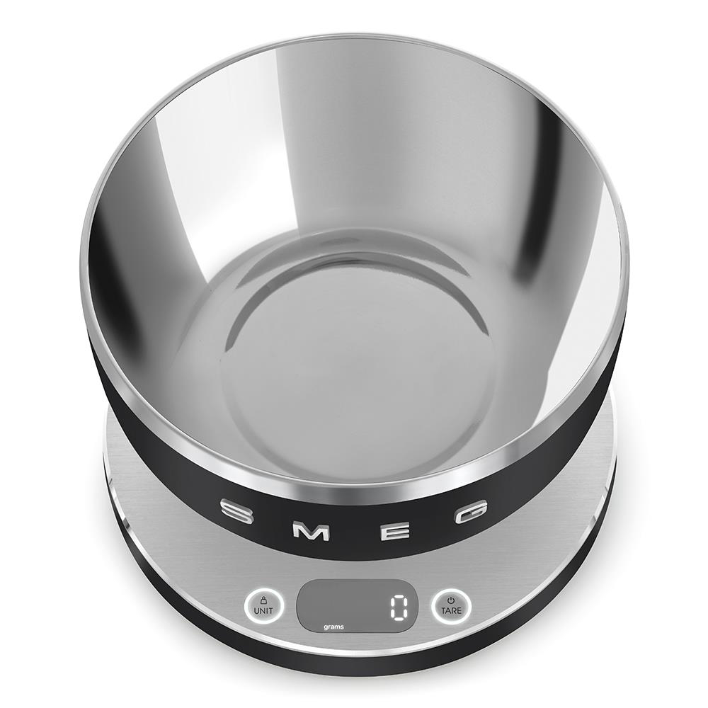 SMEG KSC01BLMWW - Digitale Küchenwaage 5kg Schwarz