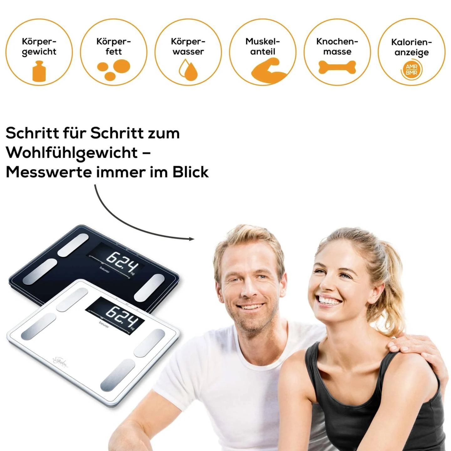 BEURER BF410BIANCO - Beurer BF410 Diagnosewaage Weiß