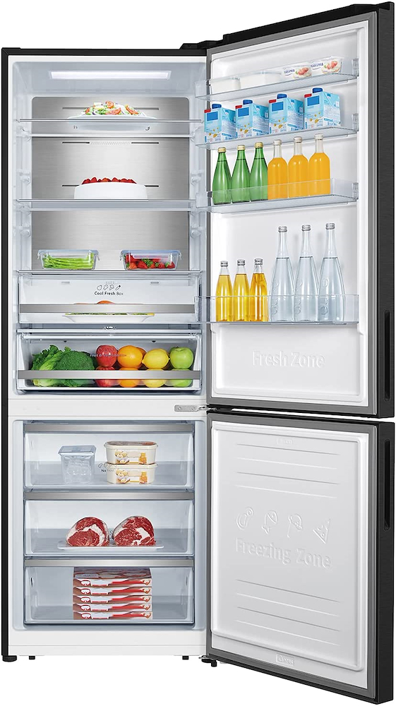 HISENSE RB645N4BFE - RB645N4BFE 0601996 COMBI 495LT CE.E NOFROST L.70CM INVERT DISP. NERO