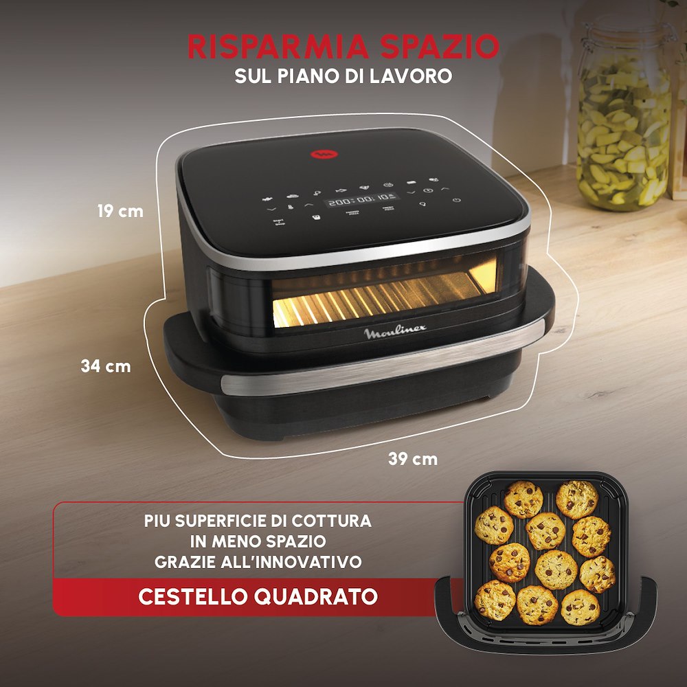 MOULINEX AL402H - Heißluftfritteuse 2200W 4LT