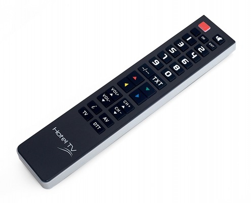 Superior Hotel TV Fernbedienung Schwarz – PC programmierbar
