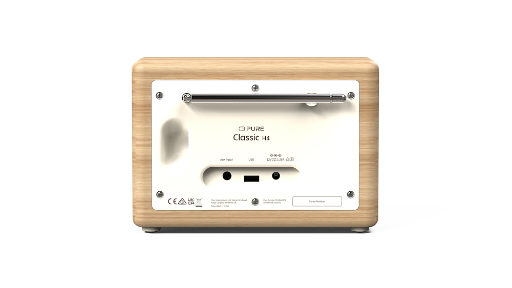 PURE 252982 - Bluetooth-Küchenradio Classic H4 Weiss