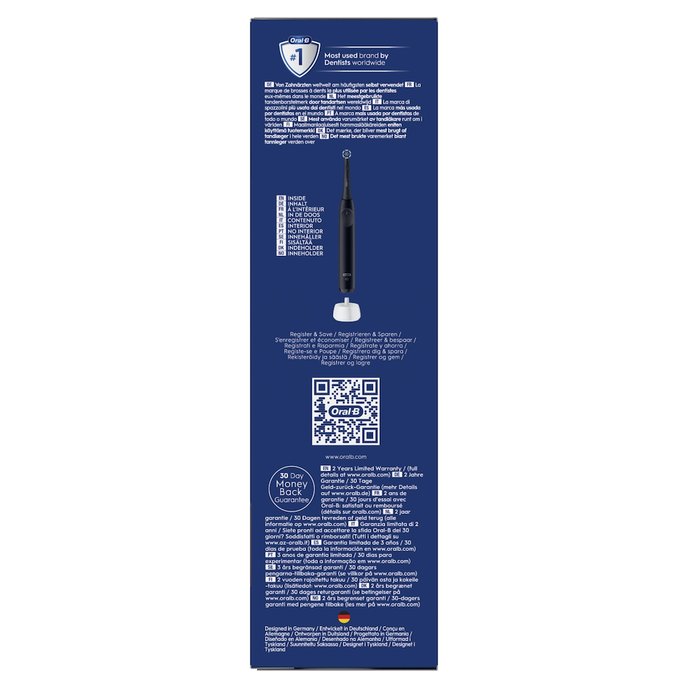 ORAL-B IO2CLEANANDCAREBLACK - Oral-B iO 2 Elektrische Zahnbürste Schwarz