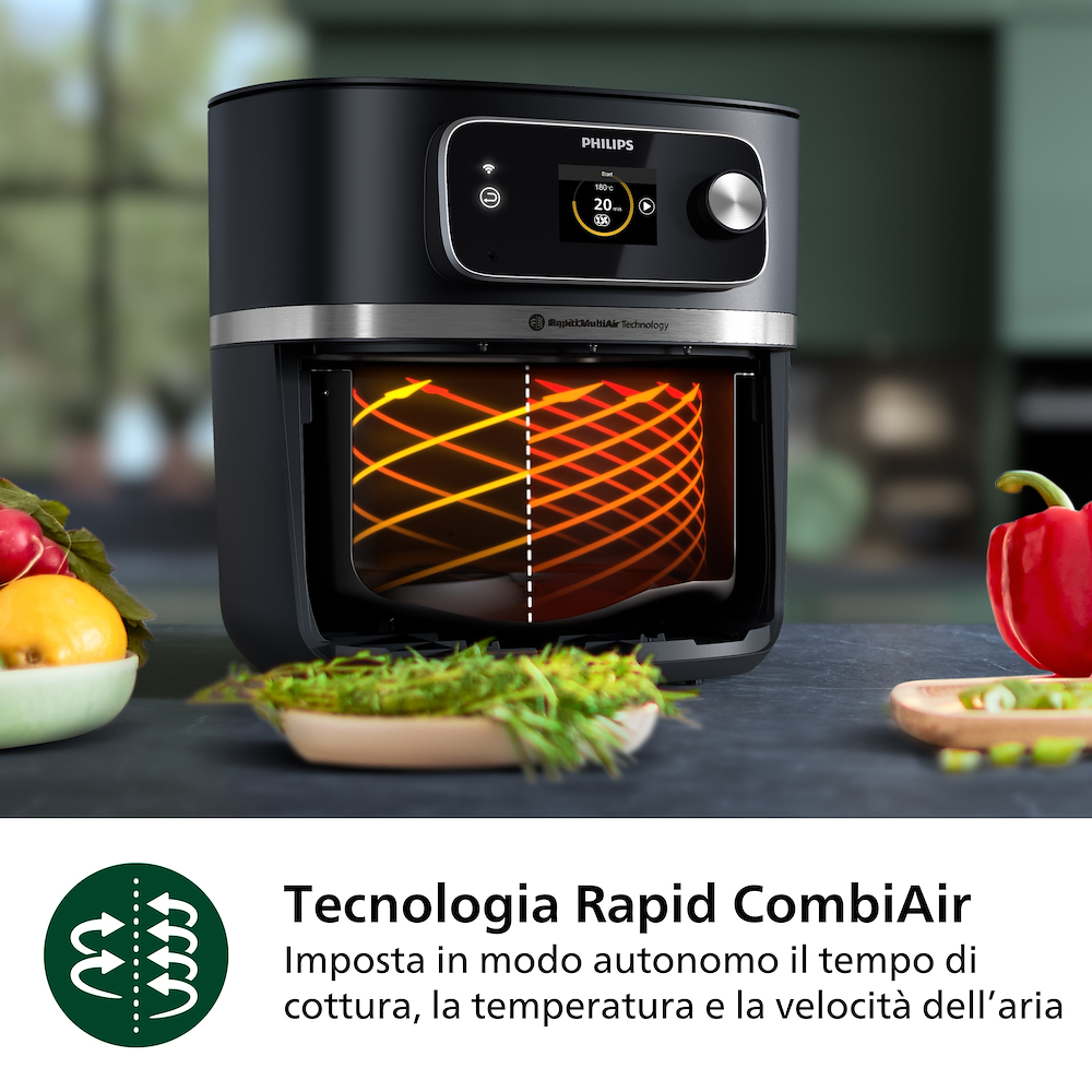 PHILIPS HD9880 - Heißluftfritteuse Serie 7000 8,3L