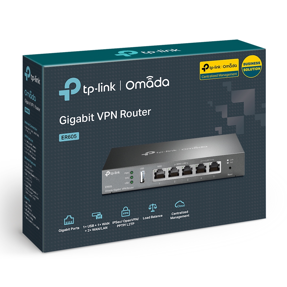 TP-LINK ER605 - Omada Gigabit VPN Router