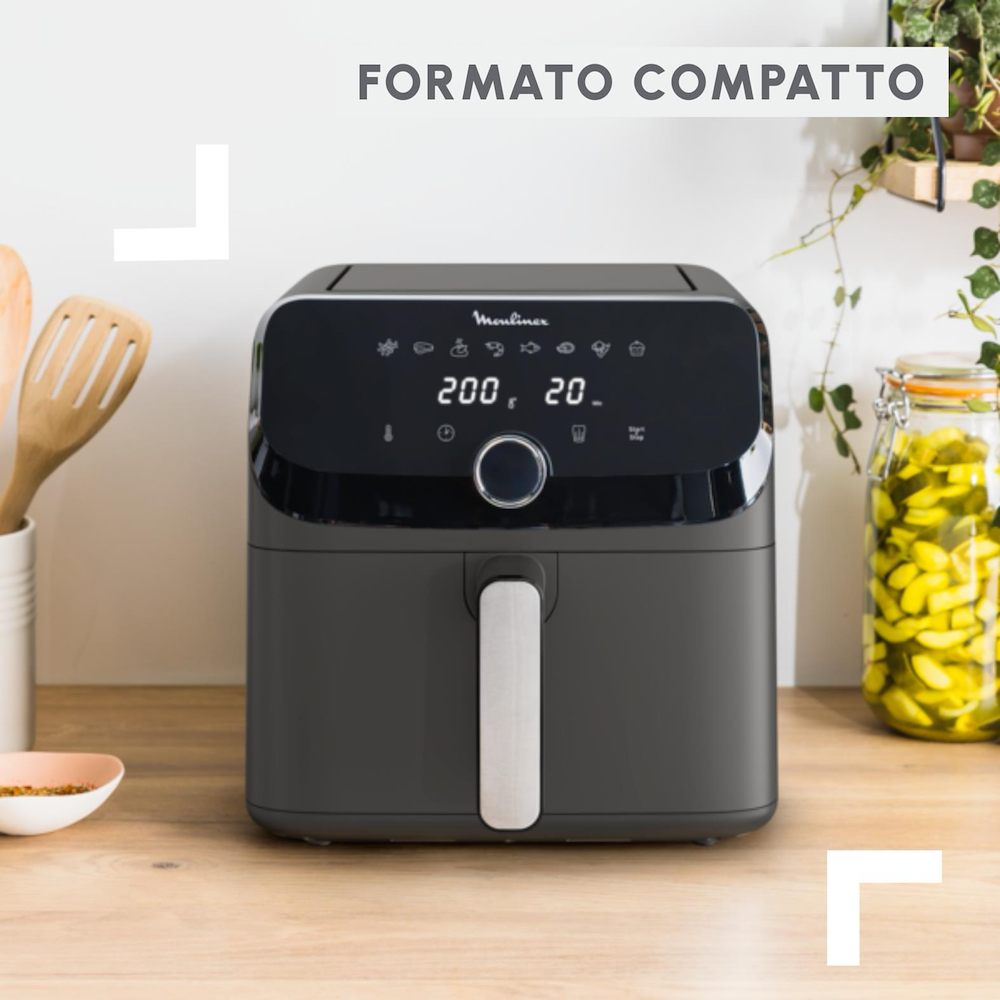MOULINEX EZ855H - Moulinex Extra-large Heißluftfritteuse 7.5LT