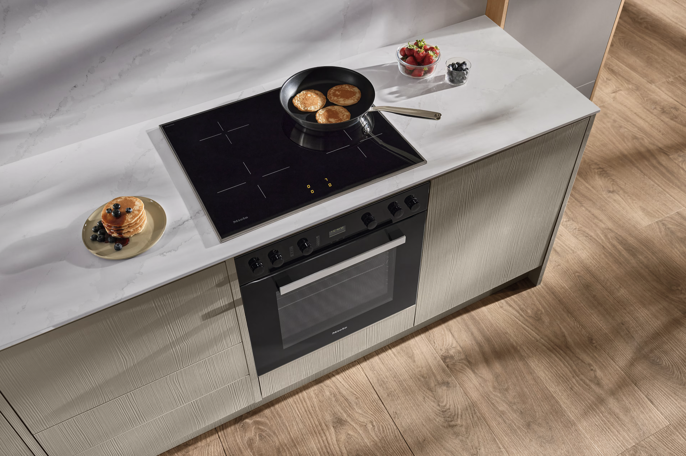 MIELE KM7061FR - Herdgesteuertes Induktionskochfeld mit 4 Zonen