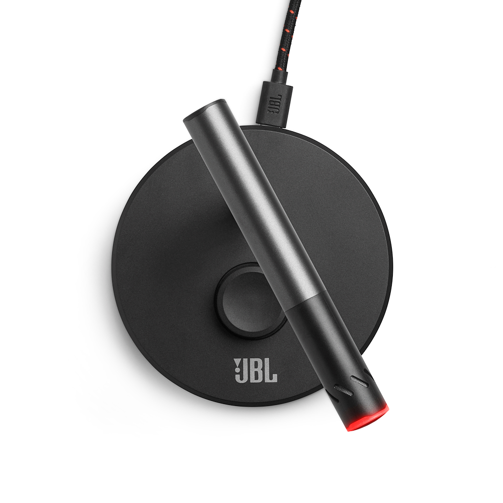 JBL JBLSTRMTALKBLK - USB Mikrofon für Streaming und Gaming