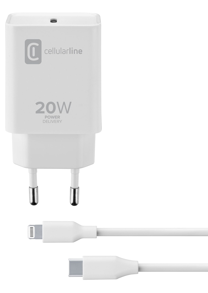 CELLULAR LINE ACHIPHKITC2LMFI20W - USB-C Ladegerät 20W für Apple