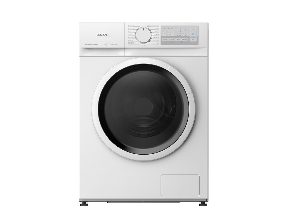OCEAN OCWN09F814BA - Waschmaschine Ocean 8kg A, 1400 U/min, Dampf